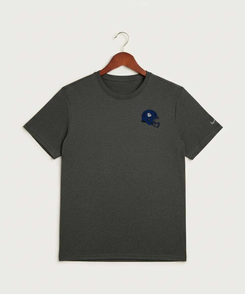 Sargent County High School Football (Boys) - Dark Smoke Heather Nike Swoosh Sleeve rLegend Tee NKDX8730