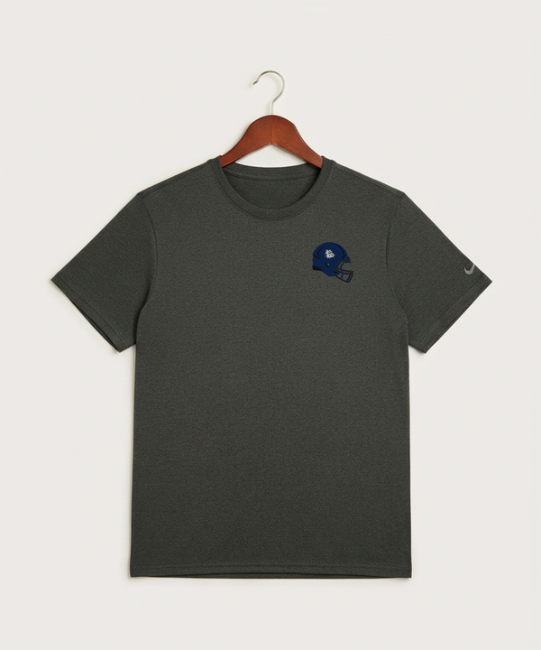 Sargent County High School Football (Boys) - Dark Smoke Heather Nike Swoosh Sleeve rLegend Tee NKDX8730