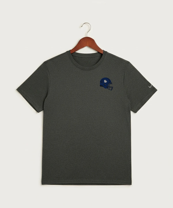 Sargent County High School Football (Boys) - Dark Smoke Heather Nike Swoosh Sleeve rLegend Tee NKDX8730