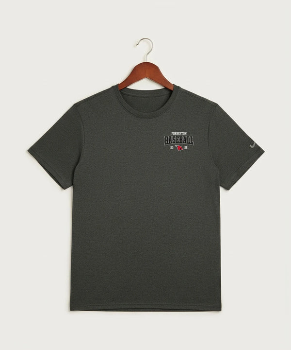 Forreston Baseball - Dark Smoke Heather Nike Swoosh Sleeve rLegend Tee NKDX8730