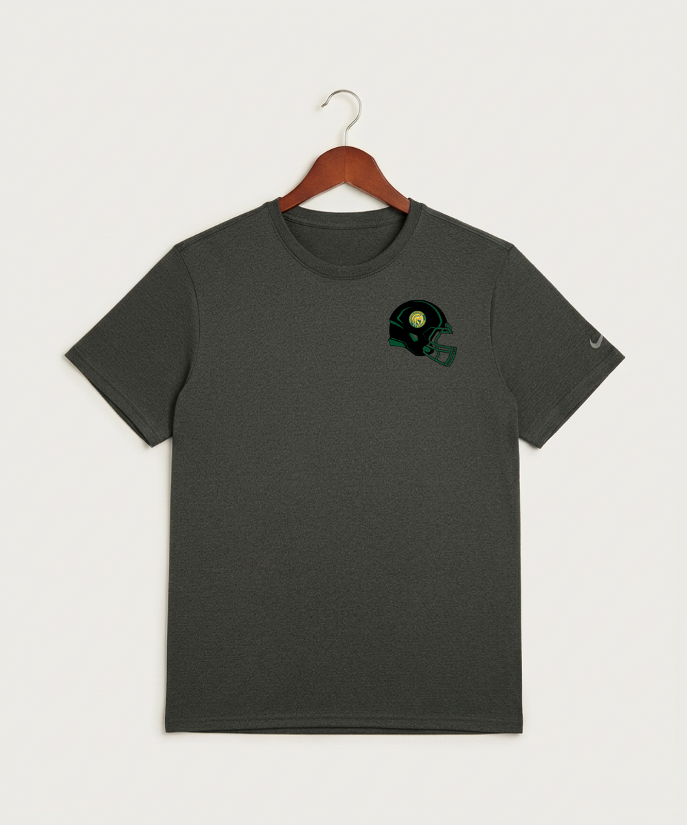 Rushford Peterson High School Football (Boys) - Dark Smoke Heather Nike Swoosh Sleeve rLegend Tee NKDX8730