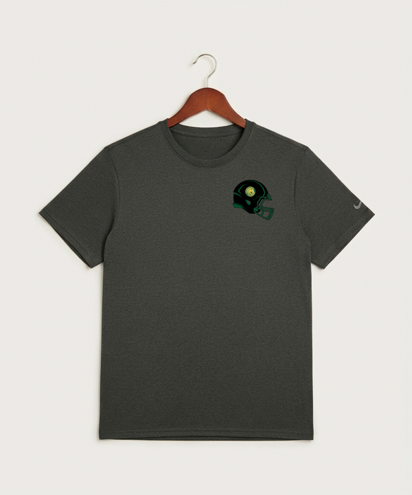 Rushford Peterson High School Football (Boys) - Dark Smoke Heather Nike Swoosh Sleeve rLegend Tee NKDX8730