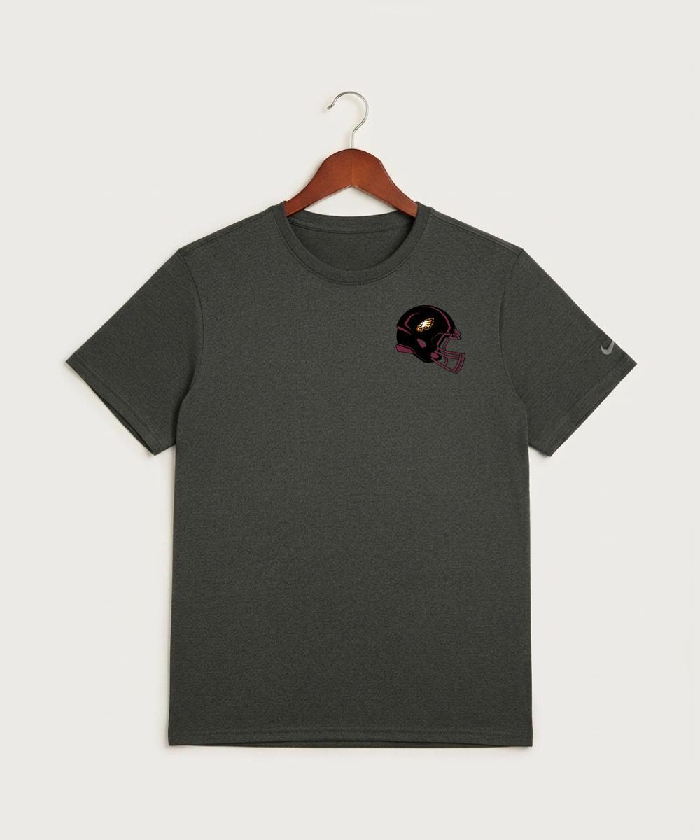 Dover-Eyota High School Football (Boys) - Dark Smoke Heather Nike Swoosh Sleeve rLegend Tee NKDX8730