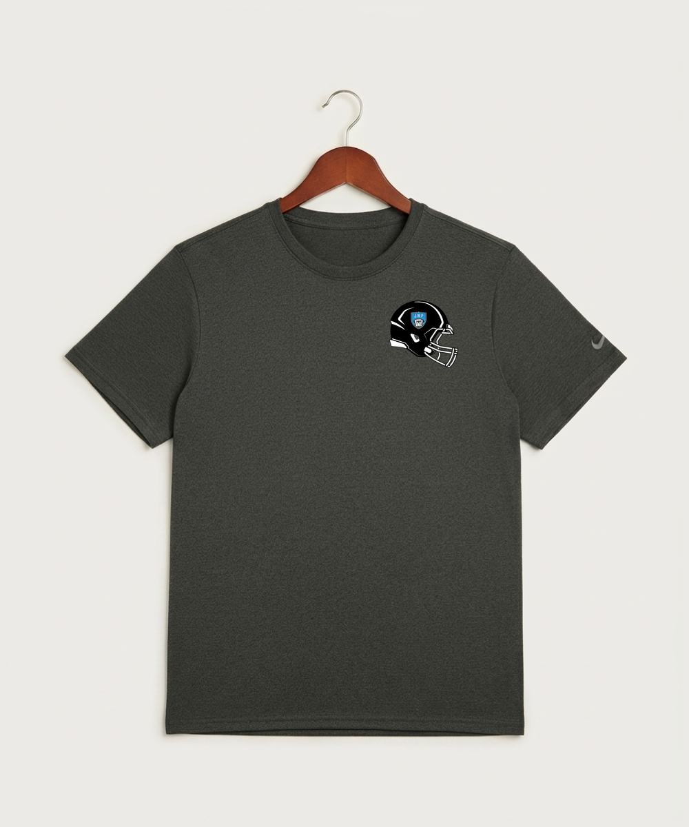 Janesville Waldorf Pemberton Football (Boys) - Dark Smoke Heather Nike Swoosh Sleeve rLegend Tee NKDX8730