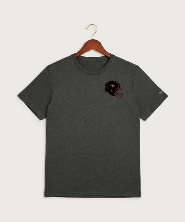 Pine Island High School Football (Boys) - Dark Smoke Heather Nike Swoosh Sleeve rLegend Tee NKDX8730