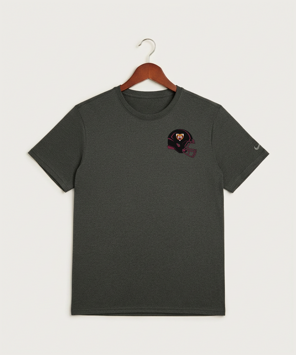 Stewartville High School Football (Boys) - Dark Smoke Heather Nike Swoosh Sleeve rLegend Tee NKDX8730