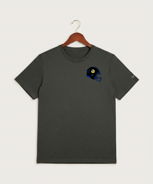 Waseca High School Football (Boys) - Dark Smoke Heather Nike Swoosh Sleeve rLegend Tee NKDX8730