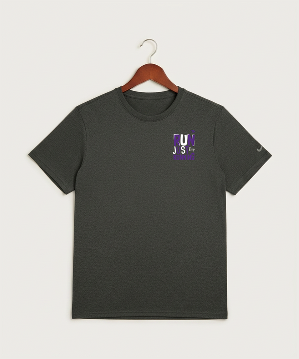Glencoe Silver Lake High School Athletics - Dark Smoke Heather Nike Swoosh Sleeve rLegend Tee NKDX8730