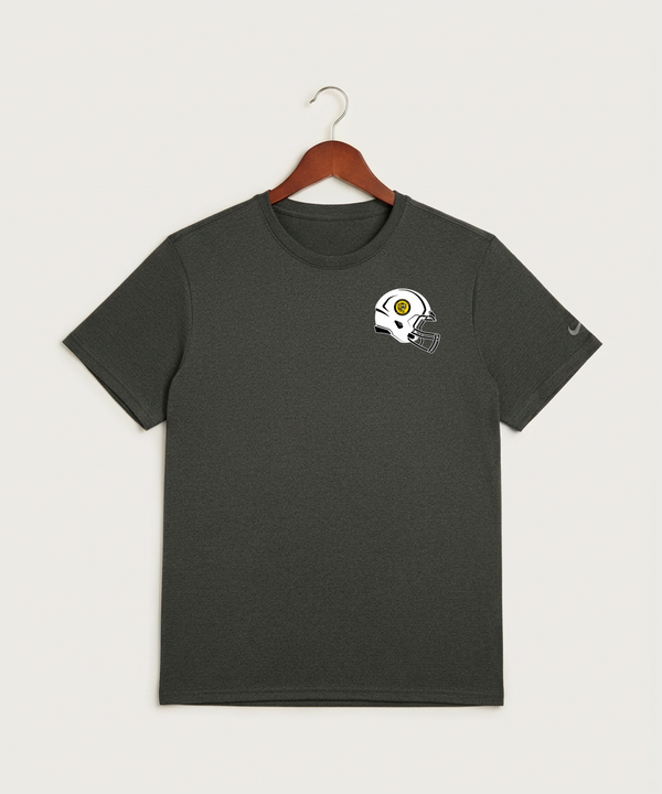 New London Spicer High School Football (Boys) - Dark Smoke Heather Nike Swoosh Sleeve rLegend Tee NKDX8730