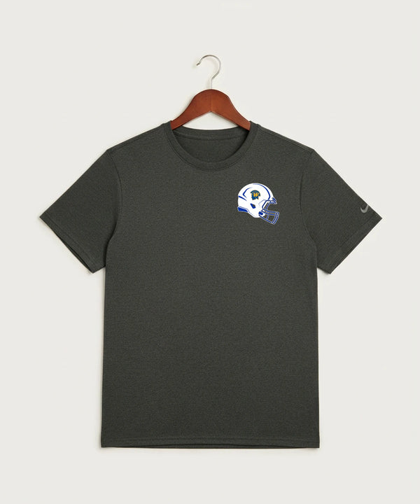 Wayzata High School Football (Boys) - Dark Smoke Heather Nike Swoosh Sleeve rLegend Tee NKDX8730