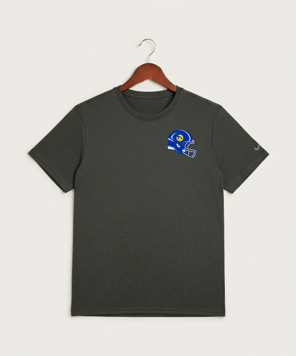 Waseca High School Football (Boys) - Dark Smoke Heather Nike Swoosh Sleeve rLegend Tee NKDX8730