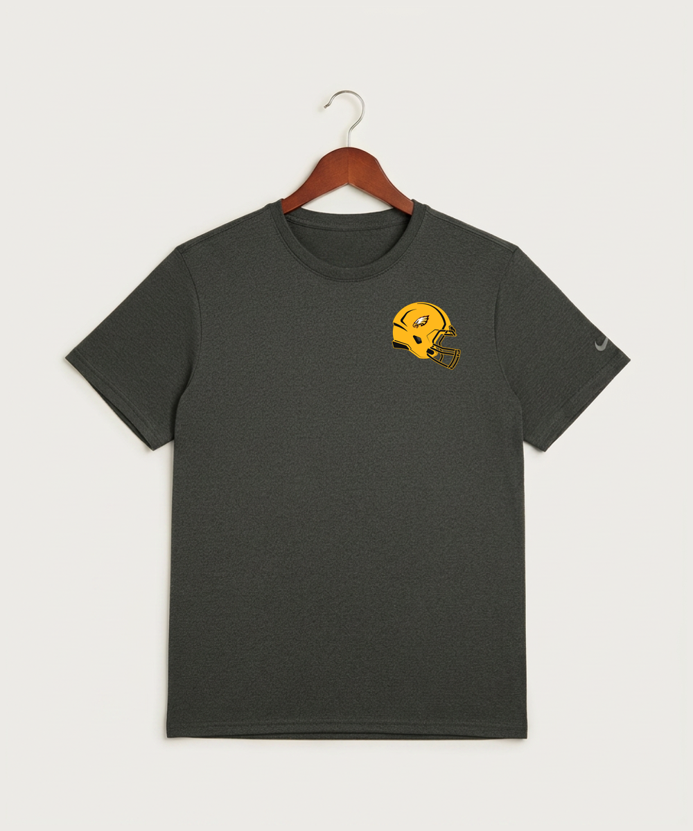 Dover-Eyota High School Football (Boys) - Dark Smoke Heather Nike Swoosh Sleeve rLegend Tee NKDX8730