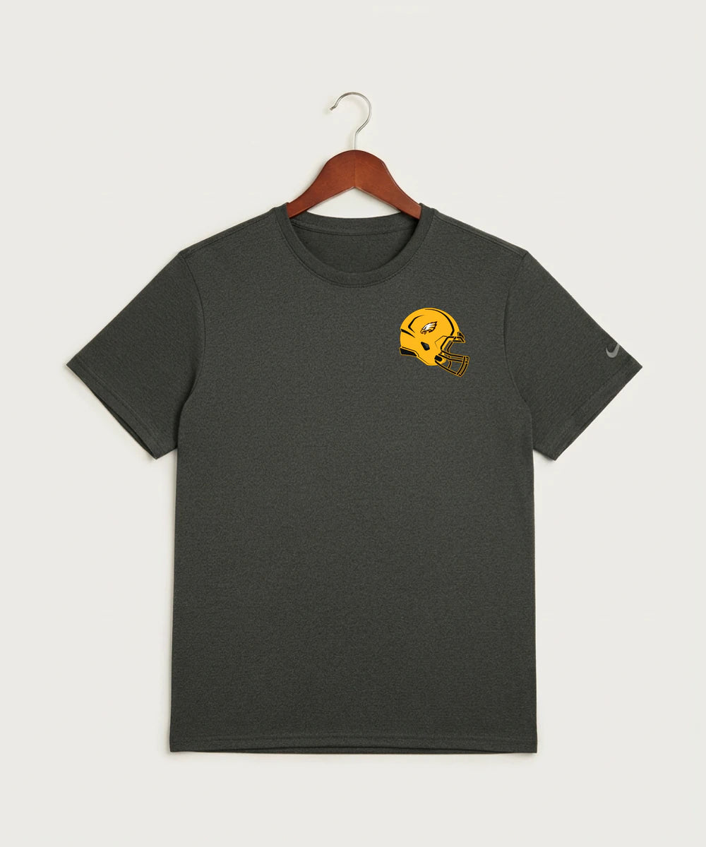 Dover-Eyota High School Football (Boys) - Dark Smoke Heather Nike Swoosh Sleeve rLegend Tee NKDX8730