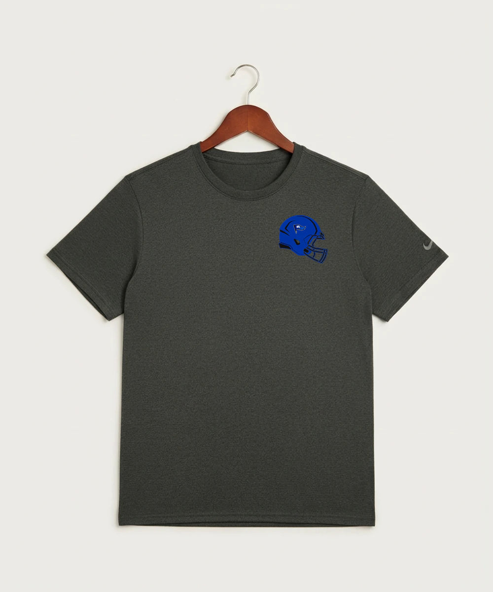 Red Lake County Central Football (Boys) - Dark Smoke Heather Nike Swoosh Sleeve rLegend Tee NKDX8730