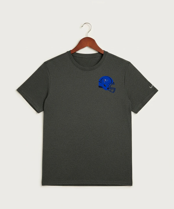 Red Lake County Central Football (Boys) - Dark Smoke Heather Nike Swoosh Sleeve rLegend Tee NKDX8730