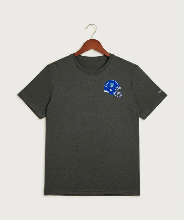 Janesville Waldorf Pemberton Football (Boys) - Dark Smoke Heather Nike Swoosh Sleeve rLegend Tee NKDX8730