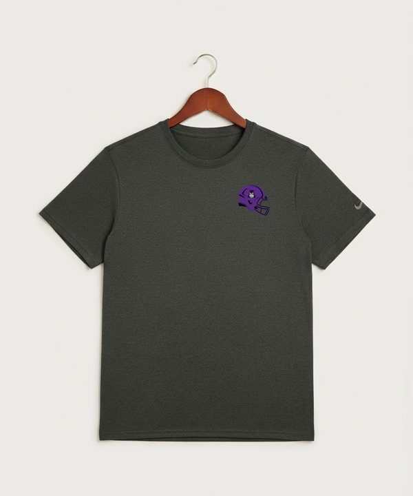 Albany High School Football (Boys) - Dark Smoke Heather Nike Swoosh Sleeve rLegend Tee NKDX8730
