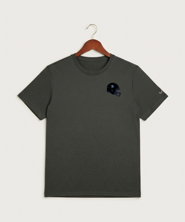 Bemidji High School Football (Boys) - Dark Smoke Heather Nike Swoosh Sleeve rLegend Tee NKDX8730