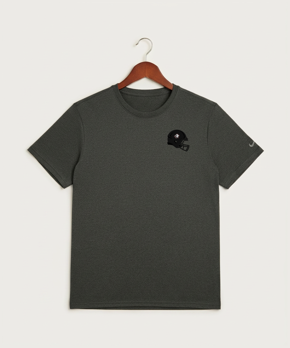 Buffalo High School Football (Boys) - Dark Smoke Heather Nike Swoosh Sleeve rLegend Tee NKDX8730