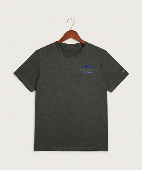 Lakeview High School Football (Boys) - Dark Smoke Heather Nike Swoosh Sleeve rLegend Tee NKDX8730