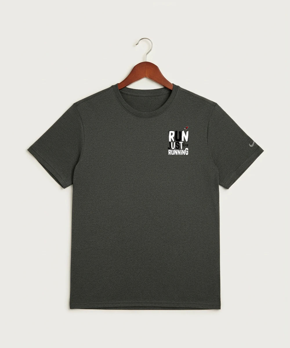 Willmar High School Athletics - Dark Smoke Heather Nike Swoosh Sleeve rLegend Tee NKDX8730