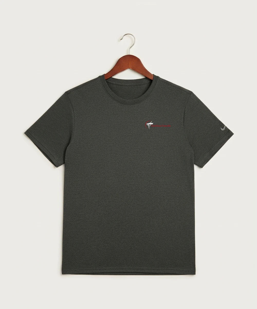 Point Dance Ensemble Dance - Dark Smoke Heather Nike Swoosh Sleeve rLegend Tee NKDX8730