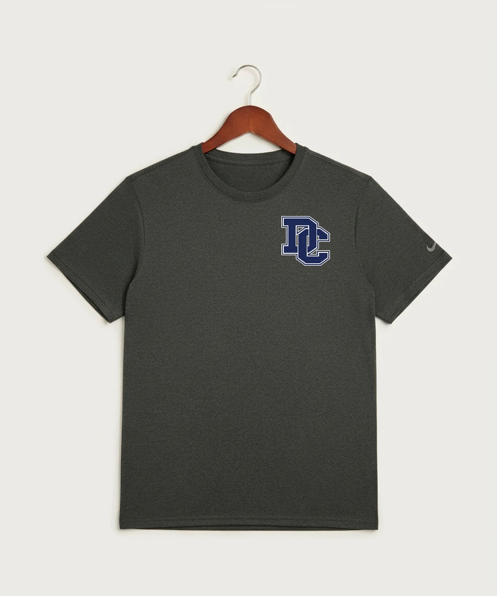 Dassel Cokato High School Football (Boys) - Dark Smoke Heather Nike Swoosh Sleeve rLegend Tee NKDX8730