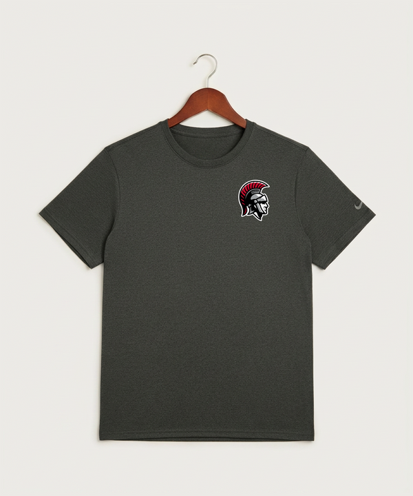 Worthington High School Football (Boys) - Dark Smoke Heather Nike Swoosh Sleeve rLegend Tee NKDX8730