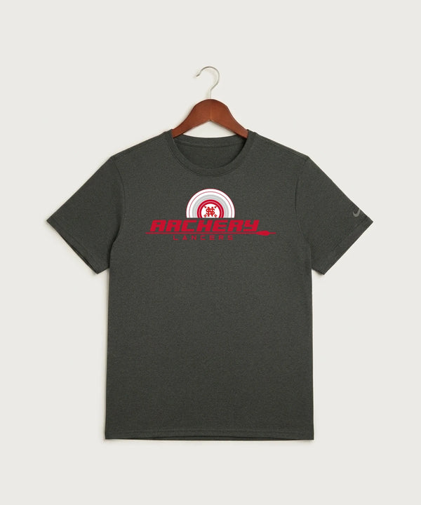 Lancer Archer Club Archery Team Store - Dark Smoke Heather Nike Swoosh Sleeve rLegend Tee NKDX8730