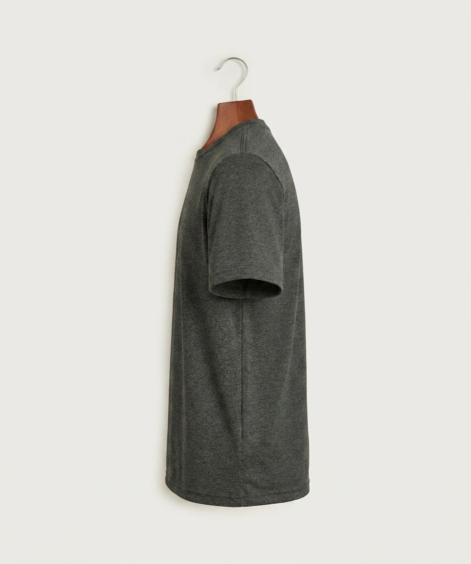 Albany High School Tennis (Boys) - Dark Smoke Heather Nike Youth Swoosh Sleeve rLegend Tee NKDX8787 (side)