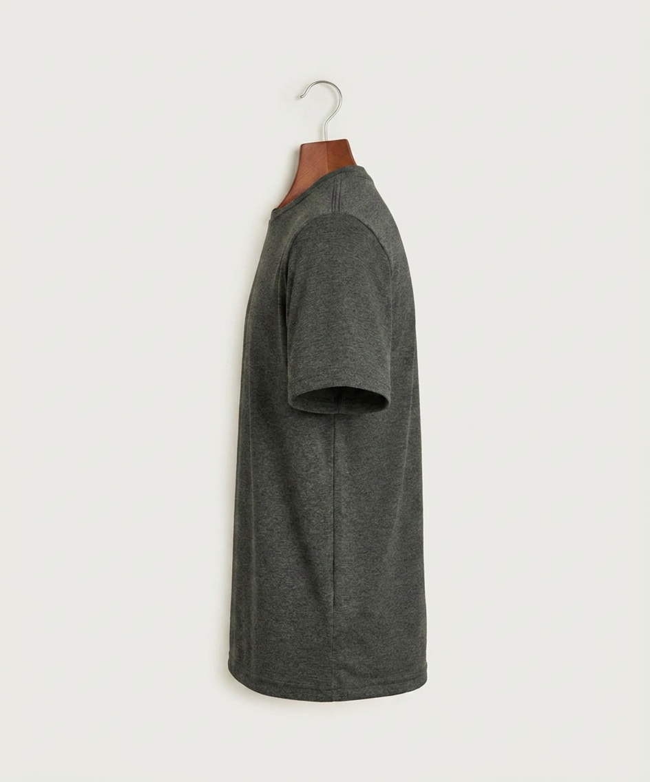 Amboy Football general - Dark Smoke Heather Nike Youth Swoosh Sleeve rLegend Tee NKDX8787 (side)