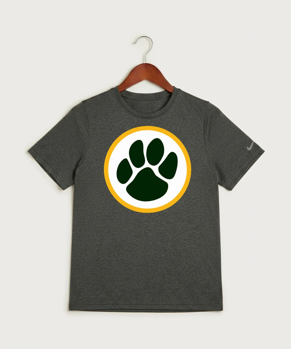 Ashwaubenon High School Football (Boys) (Sandbox) - Dark Smoke Heather Nike Youth Swoosh Sleeve rLegend Tee NKDX8787