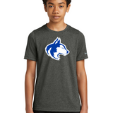 Owatonna Volleyball - Dark Smoke Heather Nike Youth Swoosh Sleeve rLegend Tee NKDX8787