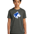 Owatonna Volleyball - Dark Smoke Heather Nike Youth Swoosh Sleeve rLegend Tee NKDX8787