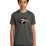 Montevideo Football - Dark Smoke Heather Nike Youth Swoosh Sleeve rLegend Tee NKDX8787