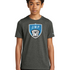 JWP Football - Dark Smoke Heather Nike Youth Swoosh Sleeve rLegend Tee NKDX8787
