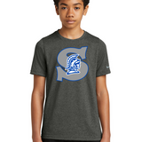 Southwest Football - Dark Smoke Heather Nike Youth Swoosh Sleeve rLegend Tee NKDX8787