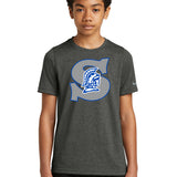 Southwest Football - Dark Smoke Heather Nike Youth Swoosh Sleeve rLegend Tee NKDX8787