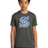 Southwest Football - Dark Smoke Heather Nike Youth Swoosh Sleeve rLegend Tee NKDX8787