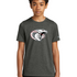 Triton Volleyball - Dark Smoke Heather Nike Youth Swoosh Sleeve rLegend Tee NKDX8787