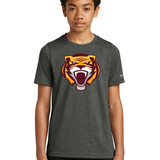 Stewartville Football - Dark Smoke Heather Nike Youth Swoosh Sleeve rLegend Tee NKDX8787