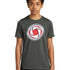 Houston Volleyball - Dark Smoke Heather Nike Youth Swoosh Sleeve rLegend Tee NKDX8787