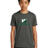 Wakefield High School N/A - Dark Smoke Heather Nike Youth Swoosh Sleeve rLegend Tee NKDX8787