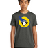Waseca Football - Dark Smoke Heather Nike Youth Swoosh Sleeve rLegend Tee NKDX8787