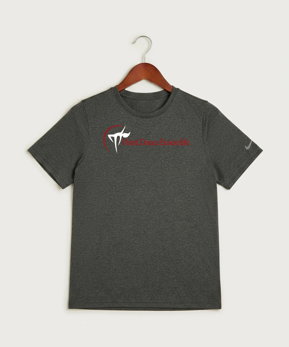 Point Dance Ensemble Dance - Dark Smoke Heather Nike Youth Swoosh Sleeve rLegend Tee NKDX8787