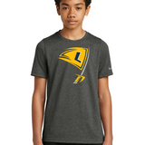 Howard Lake-Waverly-Winsted Football - Dark Smoke Heather Nike Youth Swoosh Sleeve rLegend Tee NKDX8787