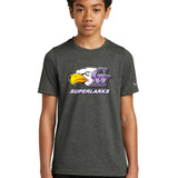 Grand Meadow Football - Dark Smoke Heather Nike Youth Swoosh Sleeve rLegend Tee NKDX8787