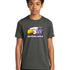 Grand Meadow Football - Dark Smoke Heather Nike Youth Swoosh Sleeve rLegend Tee NKDX8787