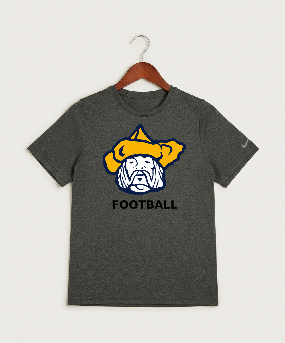Polo HS Football general - Dark Smoke Heather Nike Youth Swoosh Sleeve rLegend Tee NKDX8787