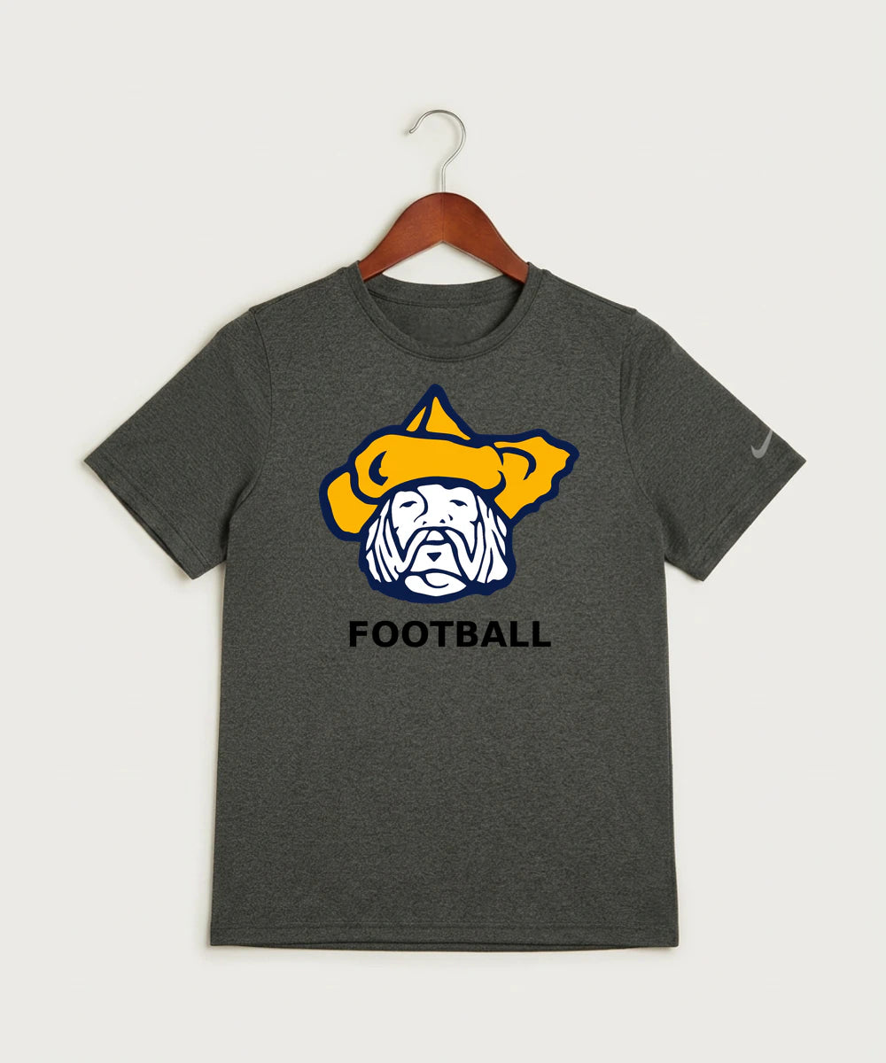 Polo HS Football general - Dark Smoke Heather Nike Youth Swoosh Sleeve rLegend Tee NKDX8787